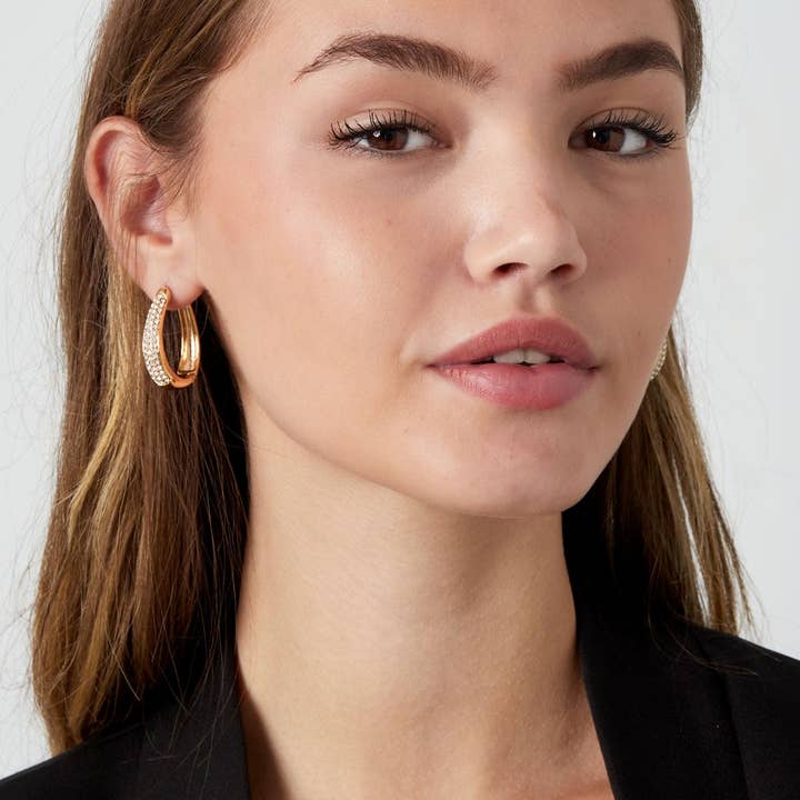 Cala Rose - Wholesale Hoop Earrings - ASTRID4