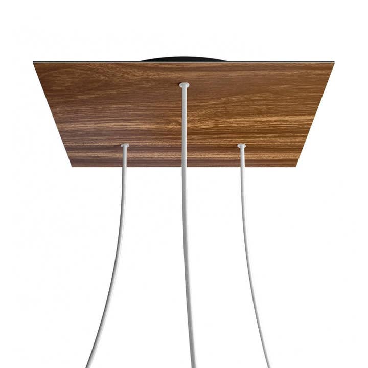 XXL Rose-One square rosette, 400 mm with 3 holes and 4 side holes for wholesale by LIGHTINUP S.R.L.