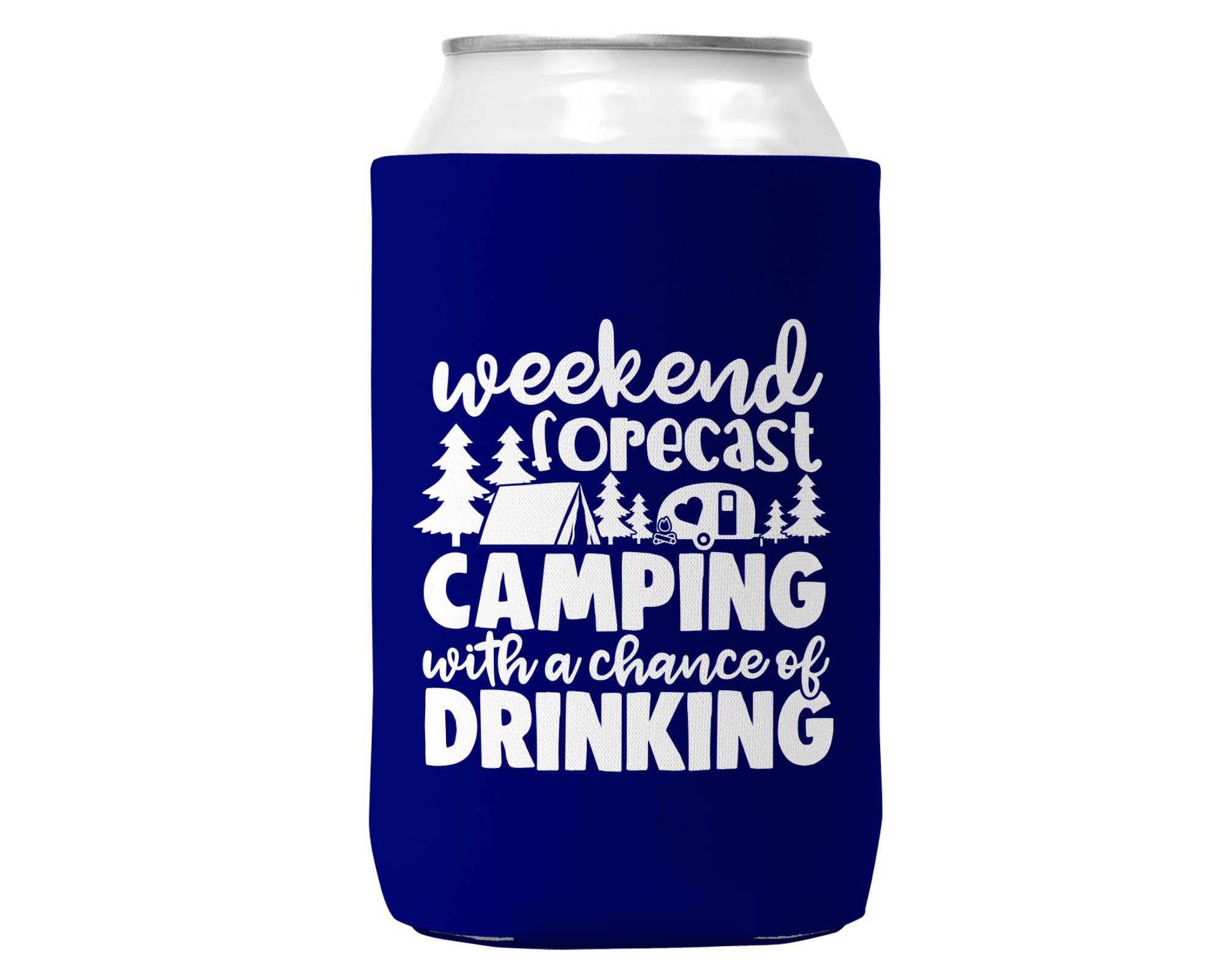 Wi-Wear - Wholesale Drink Huggers & Koozies - Weekend Forecast Camping Cooler for 12oz Cans2