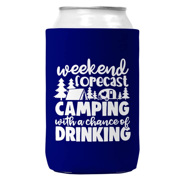 Wi-Wear - Wholesale Drink Huggers & Koozies - Weekend Forecast Camping Cooler for 12oz Cans2