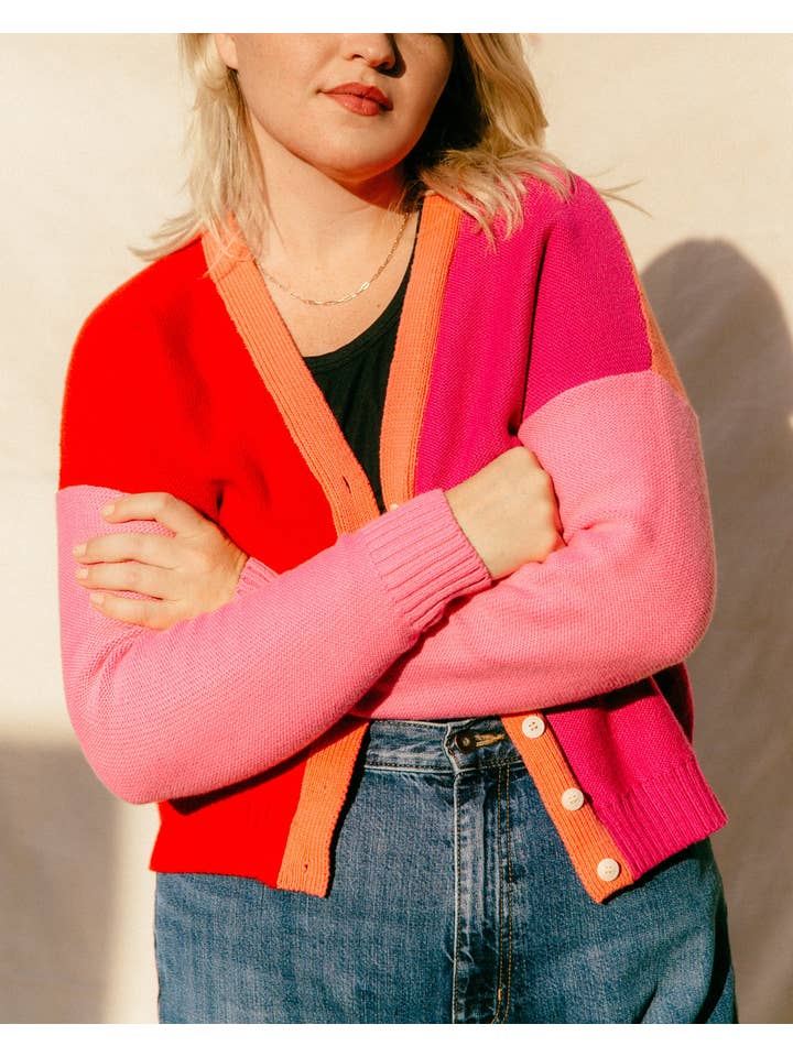 Cactus Cardigan - Stone Fruit for wholesale on Faire