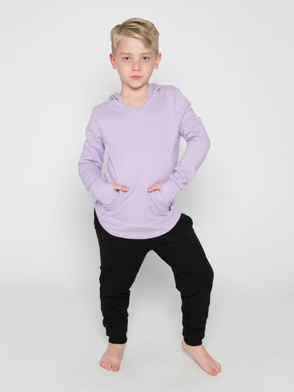 Youth 365 French Terry Kapuzenpullover, Lavendel für den Großhandel von Sugar And Bruno