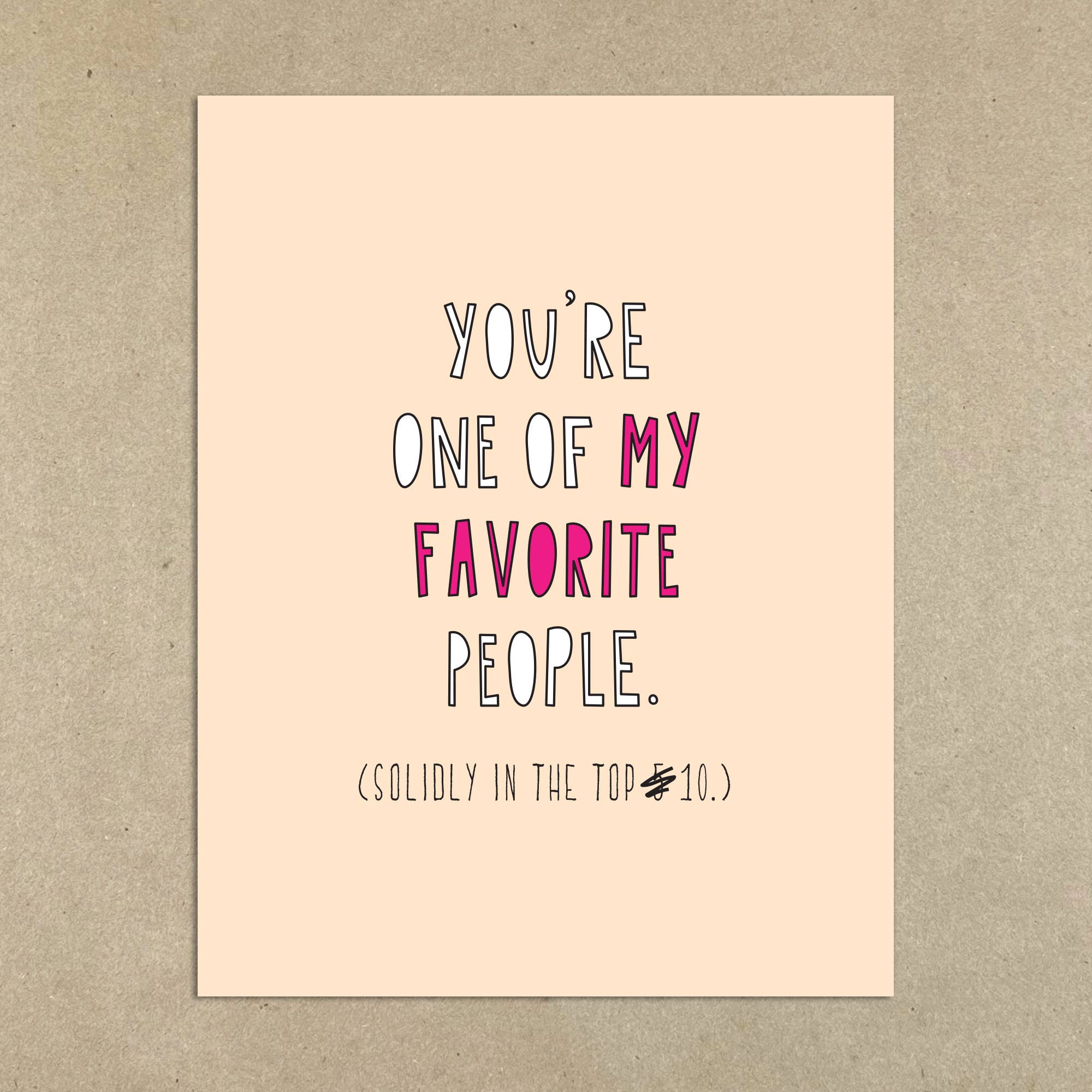 Near Modern Disaster - Vendita all'ingrosso Biglietti d'amore - 448 - Preferito/Top 10 Persone - Carta A21