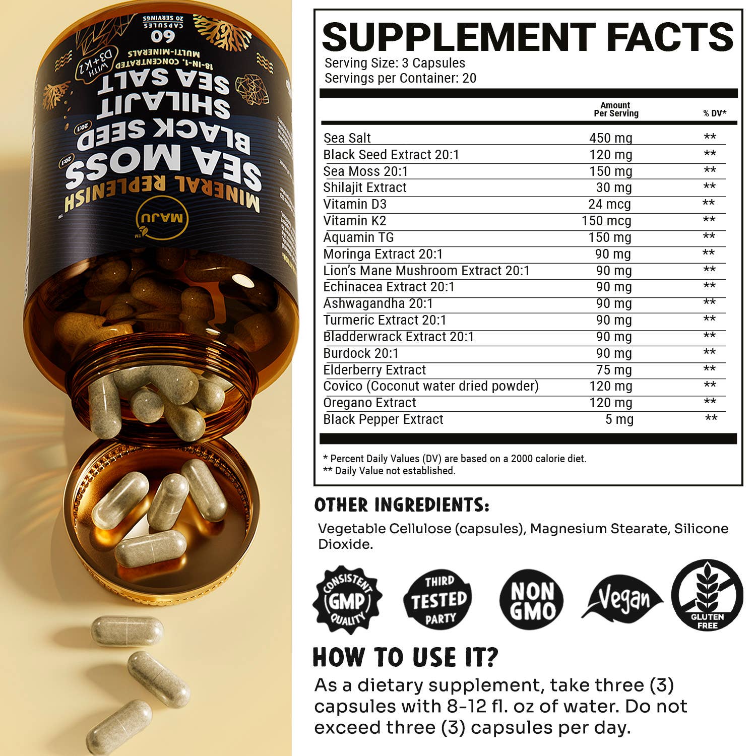Maju Superfoods - Wholesale Oral Supplement/Vitamin - 18-in-1 Mineral Replenish™6