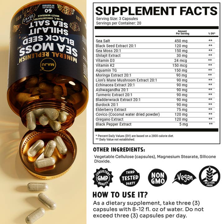 Maju Superfoods - Wholesale Oral Supplement/Vitamin - 18-in-1 Mineral Replenish™6