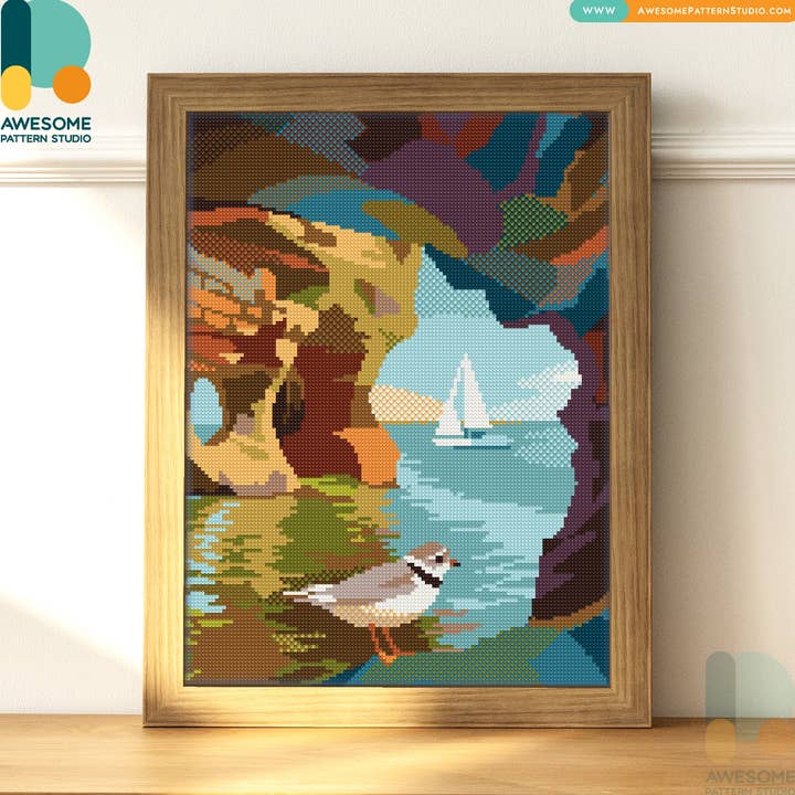 DS825-120x162 Apostle Islands, Diamond Painting Kit for wholesale by Awesome Pattern Studio
