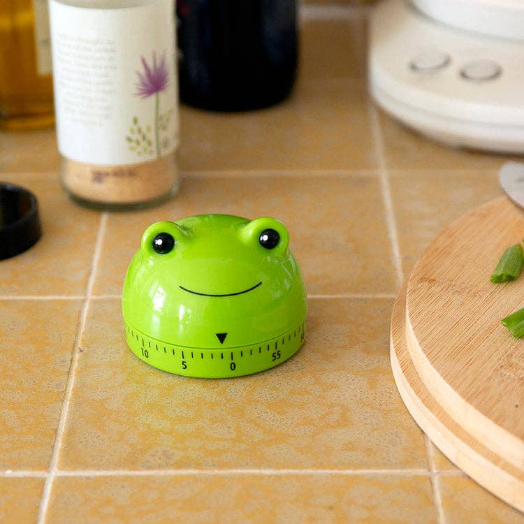 Kikkerland Design Inc - Wholesale Timer - Frog Kitchen Timer2
