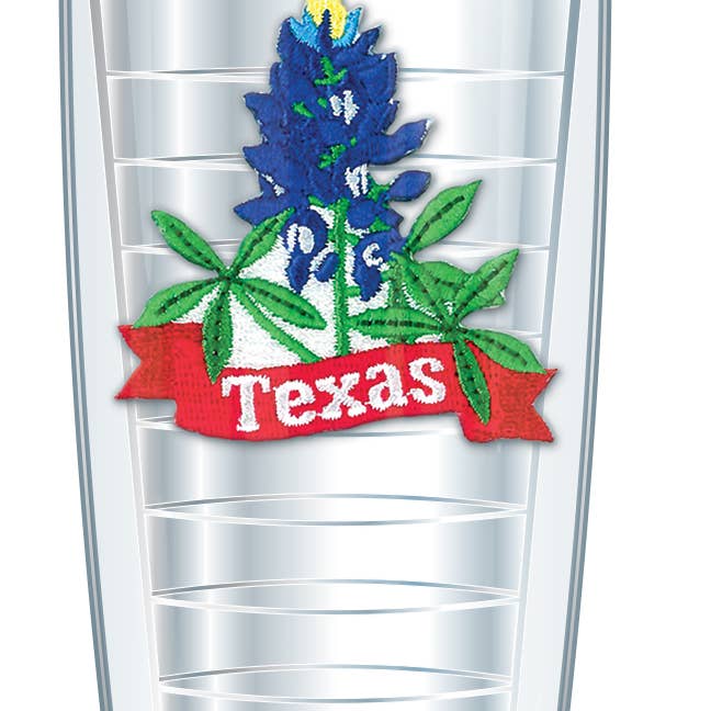 Texas Blue Bonnet Patch Tumbler for wholesale by FREEHEART