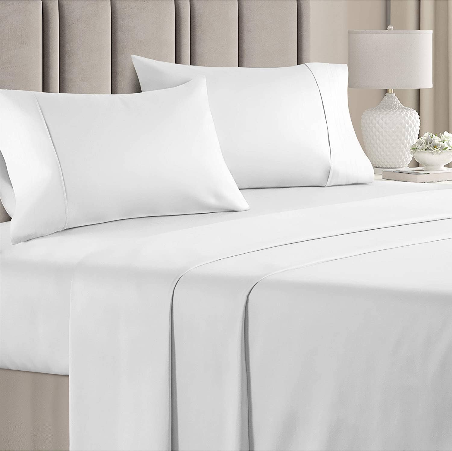 CGK Unlimited - Wholesale Sheet Set - Cotton 1000 Thread Count 4 Piece Sheet Set4