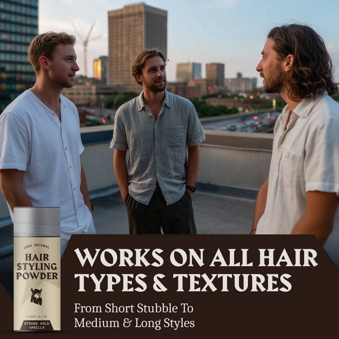 Striking Viking - Wholesale Hair Styling Gel/Mousse - Hair Styling Powder for Men - Strong Hold - Vanilla3