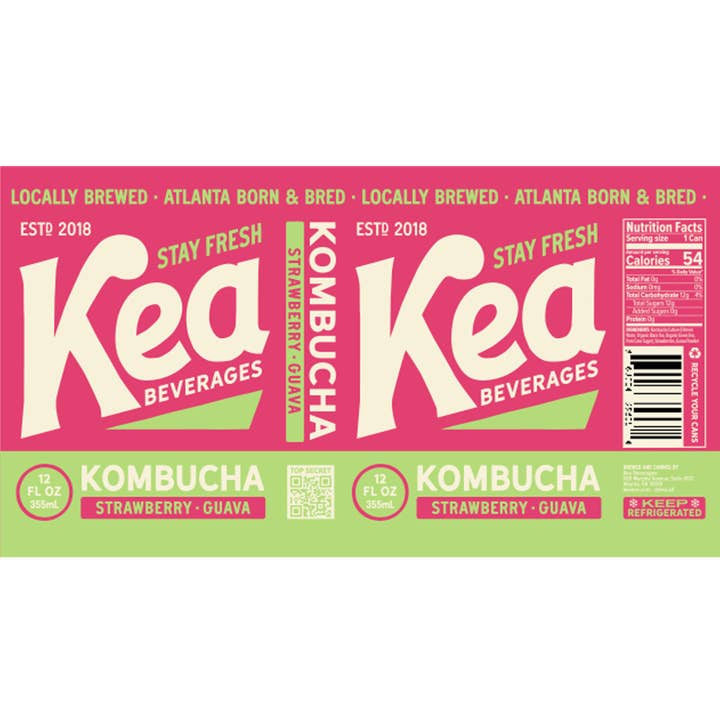 Kea Beverages - Wholesale Kombucha - Strawberry Guava Kombucha6