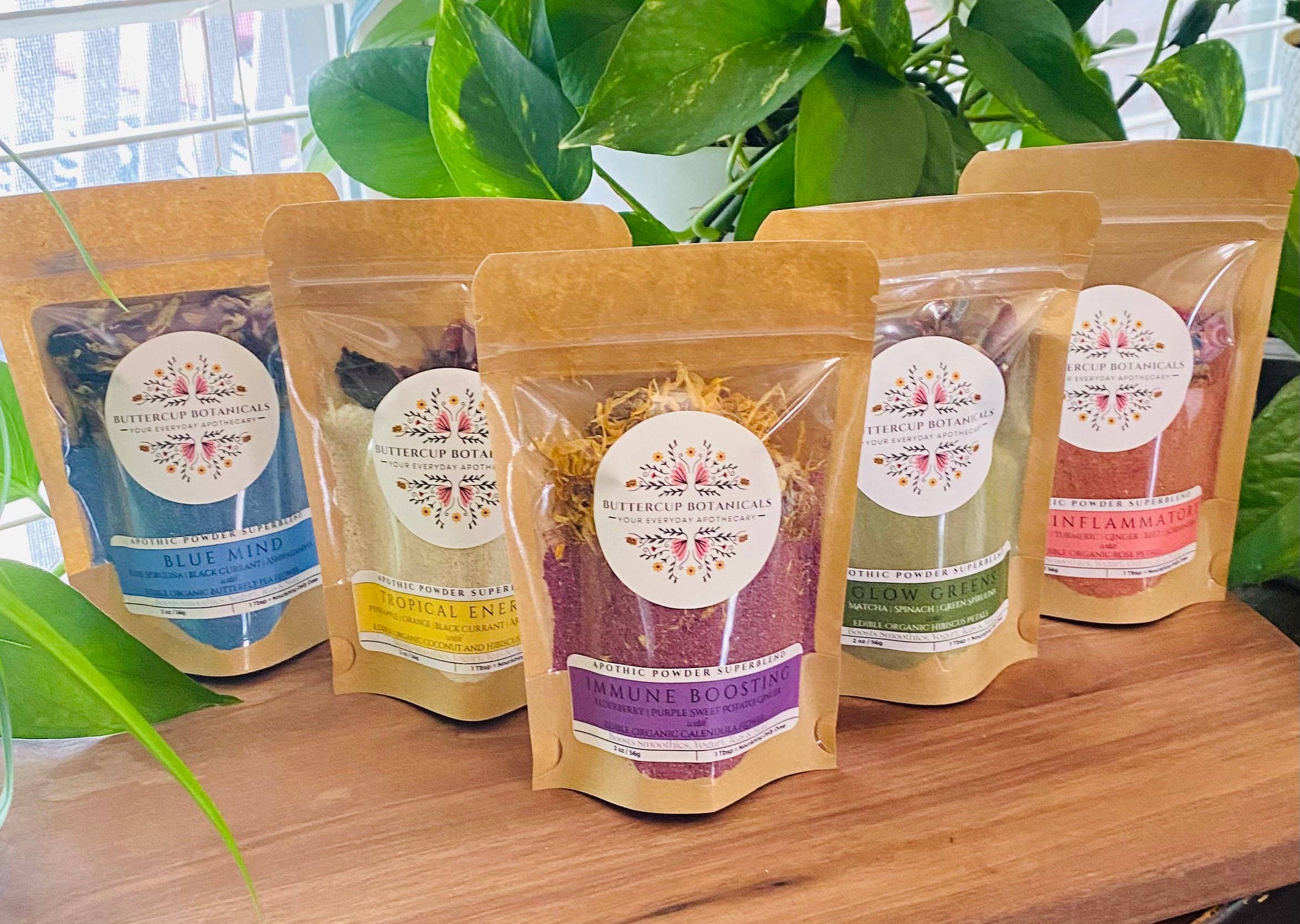 Buttercup Botanicals - Wholesale Proteïne/superfoodpoeder - Immuniteit Poedermix1