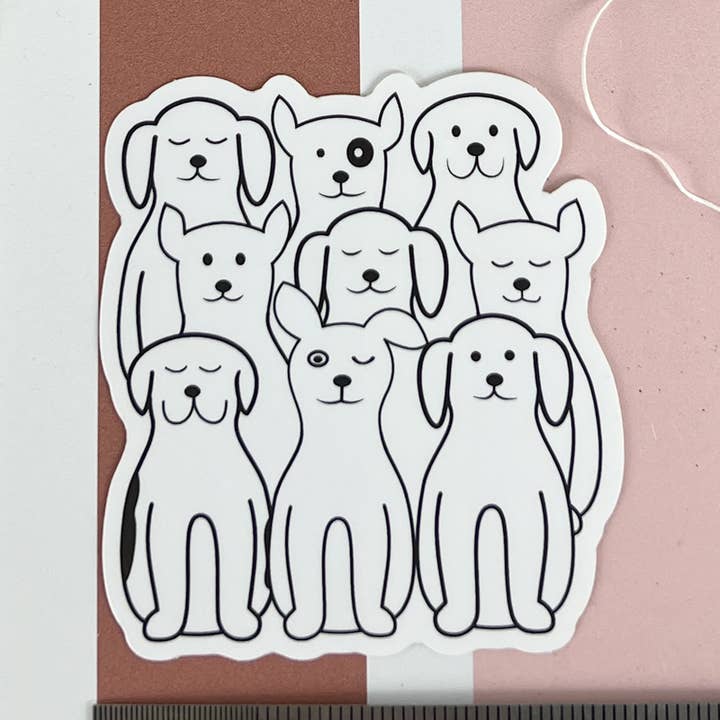 Adesivo Cão | Animal | Decalques | Presentes por atacado de Counter Couture