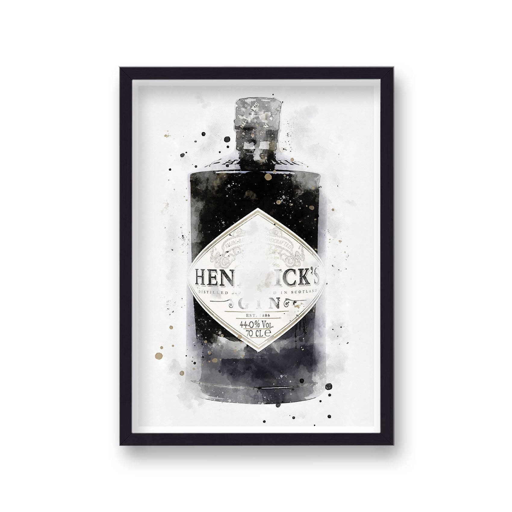 Gallery Print and Art - Wholesale Art Print - Gin Graphic Splash Print Hendricks Inspired0