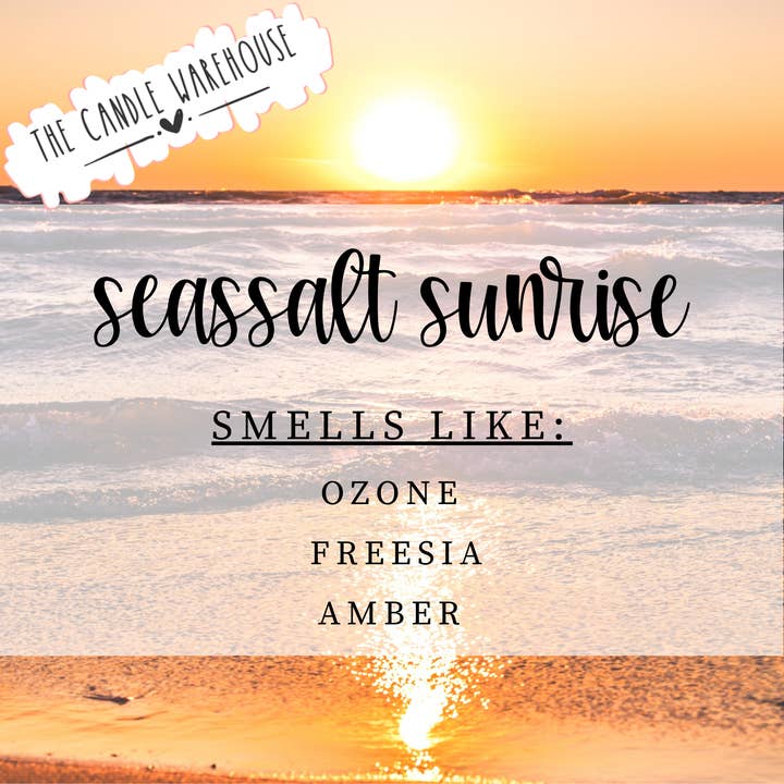 The Candle Warehouse - Wholesale Jar/Filled Candle - Seasalt Sunrise 9 oz Candle1