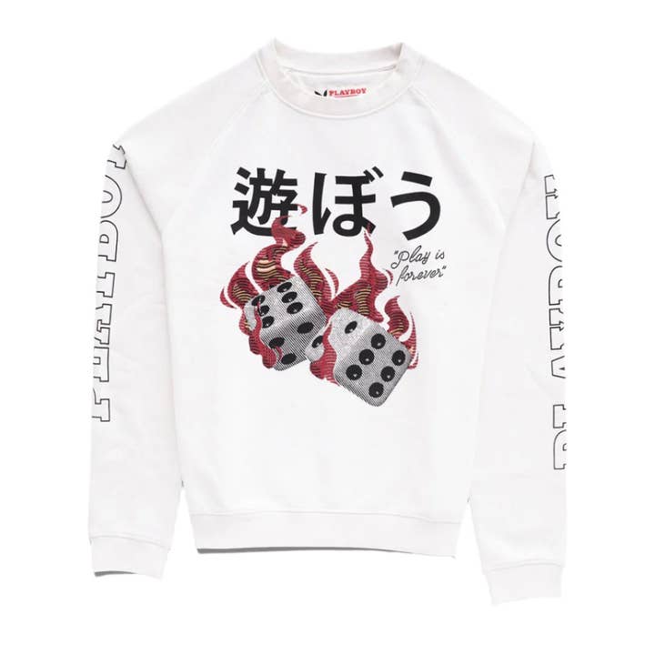 PLAYBOY - Wholesale Graphic sweatshirt – Unisex - PB Dice Sweatshirt