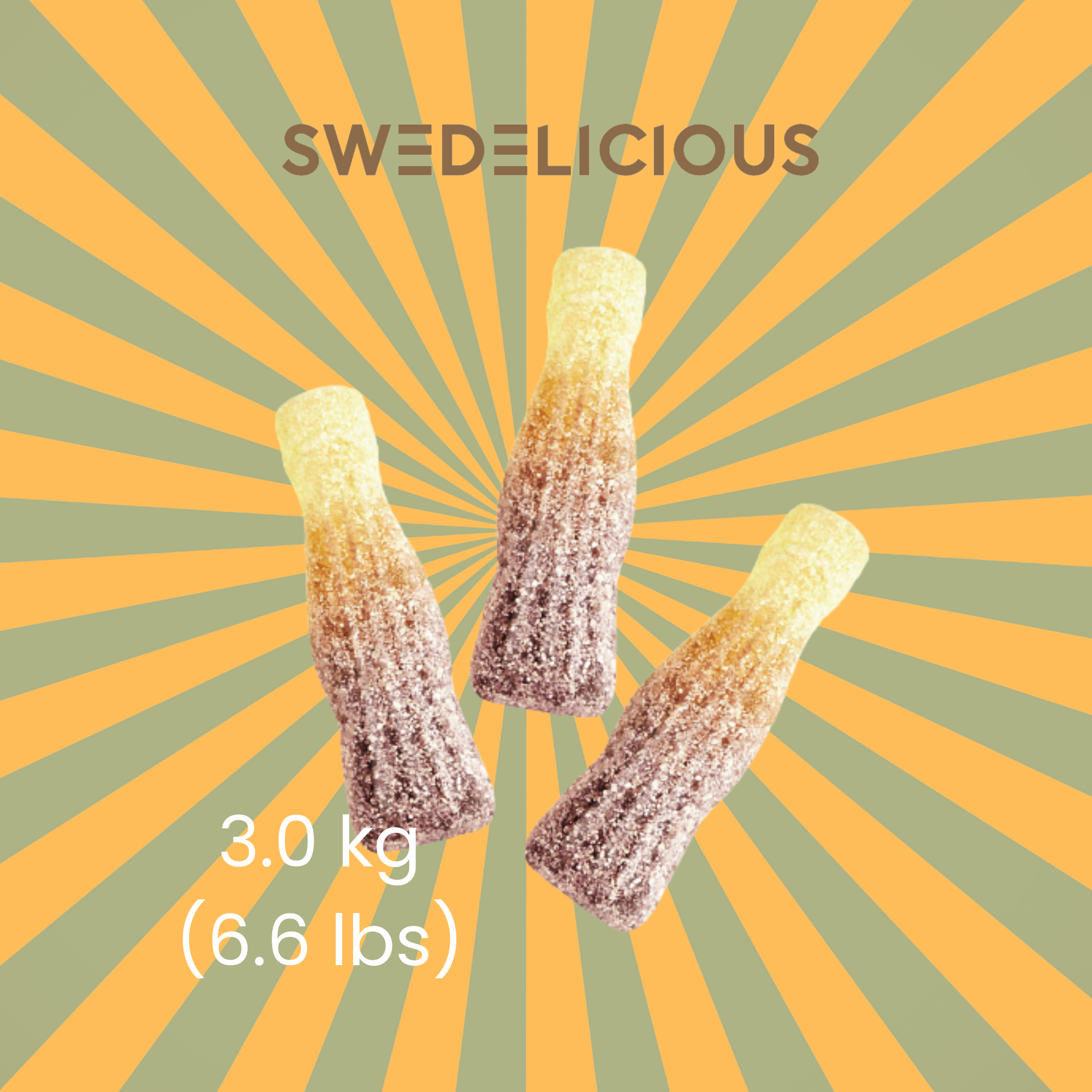Swedelicious - Swedish Candy - Wholesale Gummy - Lutti Colablizz - Zweeds Snoep - Pick en Mix0
