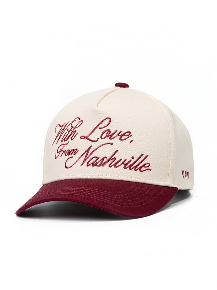 With Love, From Nashville Trucker Hat for wholesale by Rustler Hat Co.
