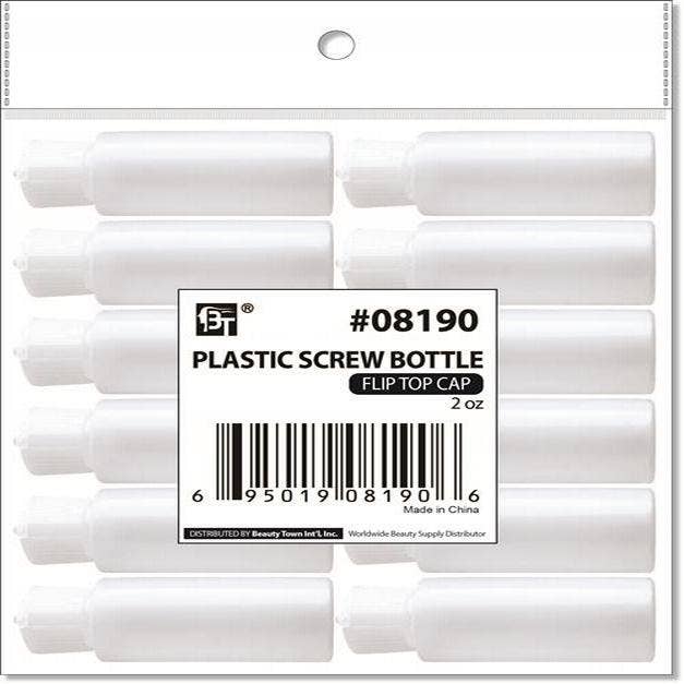 KT Supply - Wholesale Hair Accessories Set - Women's - Pack 2 Oz Plastic Screw Bottle 12 Pcs0