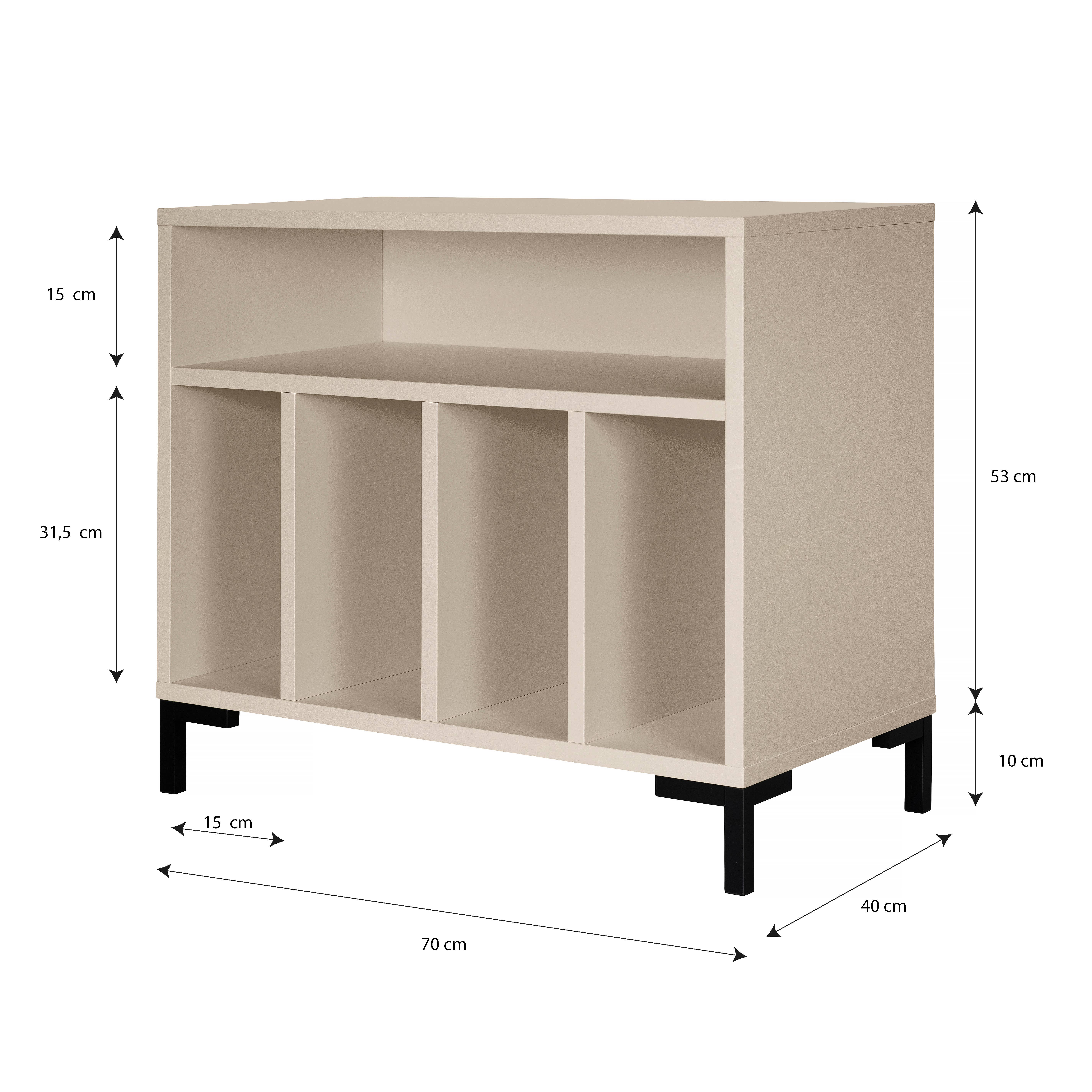 Really Nice Things - Wholesale Console Table - Taupe vinyl cabinet3