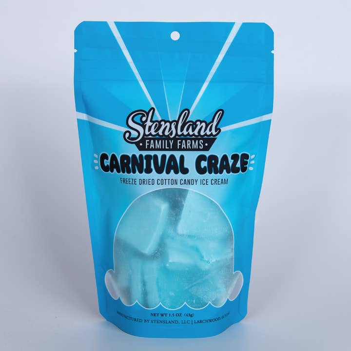 Carnival Craze - Suikerspin - Gevriesdroogd ijs voor wholesale door Stensland Family Farms