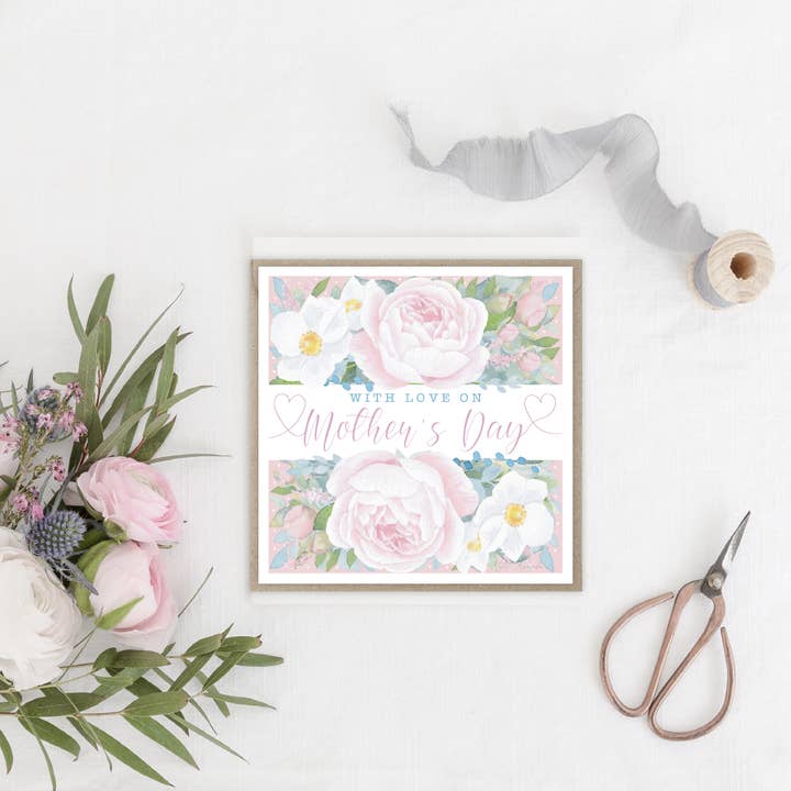 Rosenheart - Wholesale Mother's Day Card - Calligraphy with Flowers Mother's Day Card2