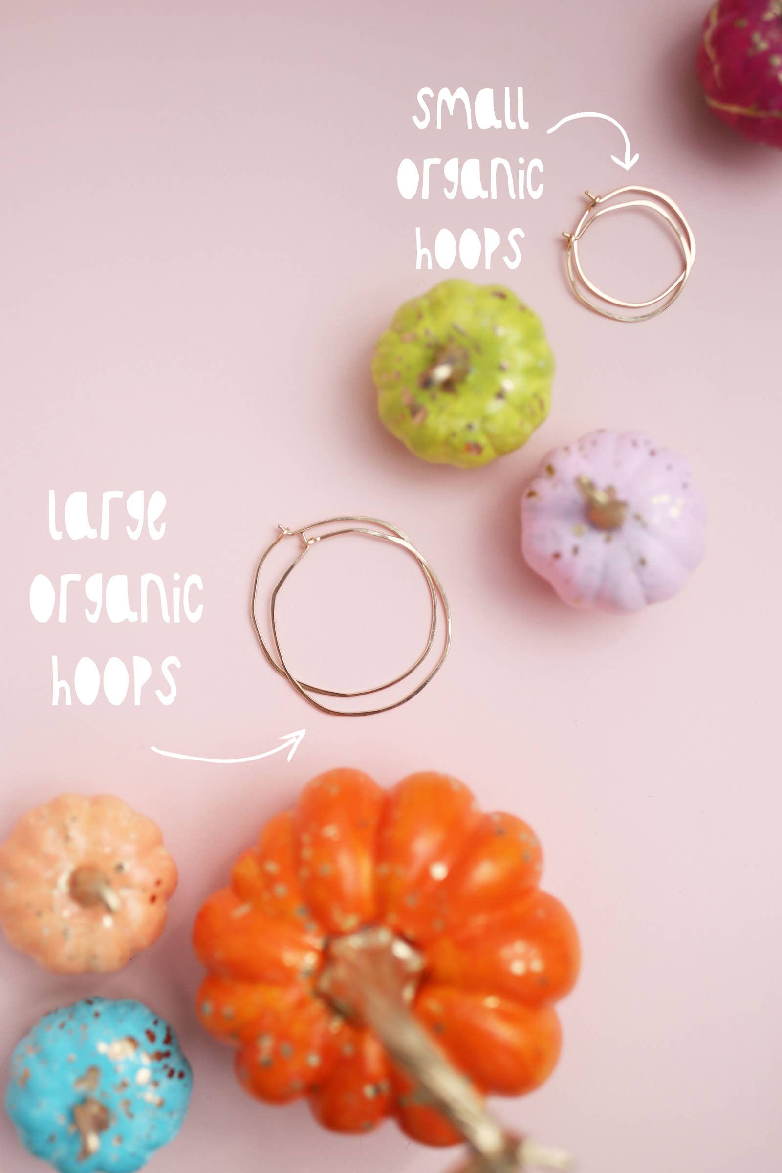 Freshie & Zero - Wholesale Hoop Earrings - Minimal Imperfect Hoop Earrings - SMALL ORGANIC CIRCLE1