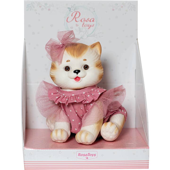 MUÑECAS ROSATOYS, S.L. - Wholesale Doll - Kids - White Cat Brown Stripes2