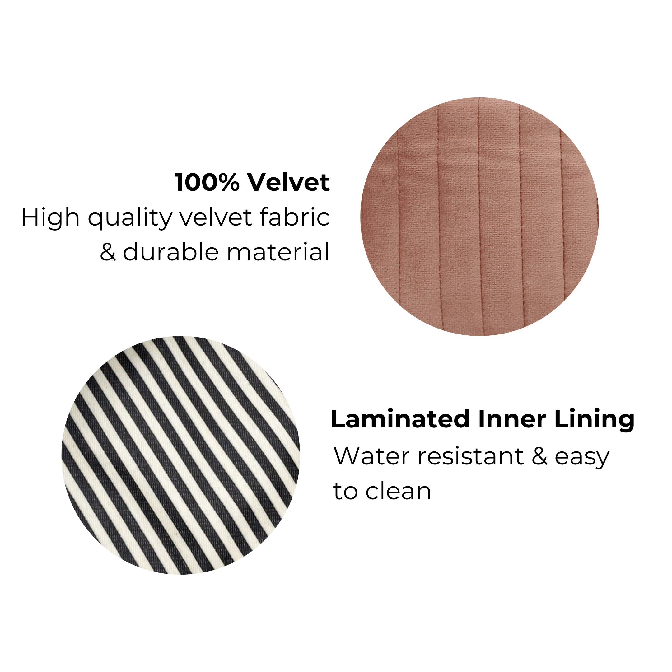 Bag-all Europe - Wholesale Makeup/Cosmetic Bag - Makeup Case, S – Quilted Eco Velvet – Pink5