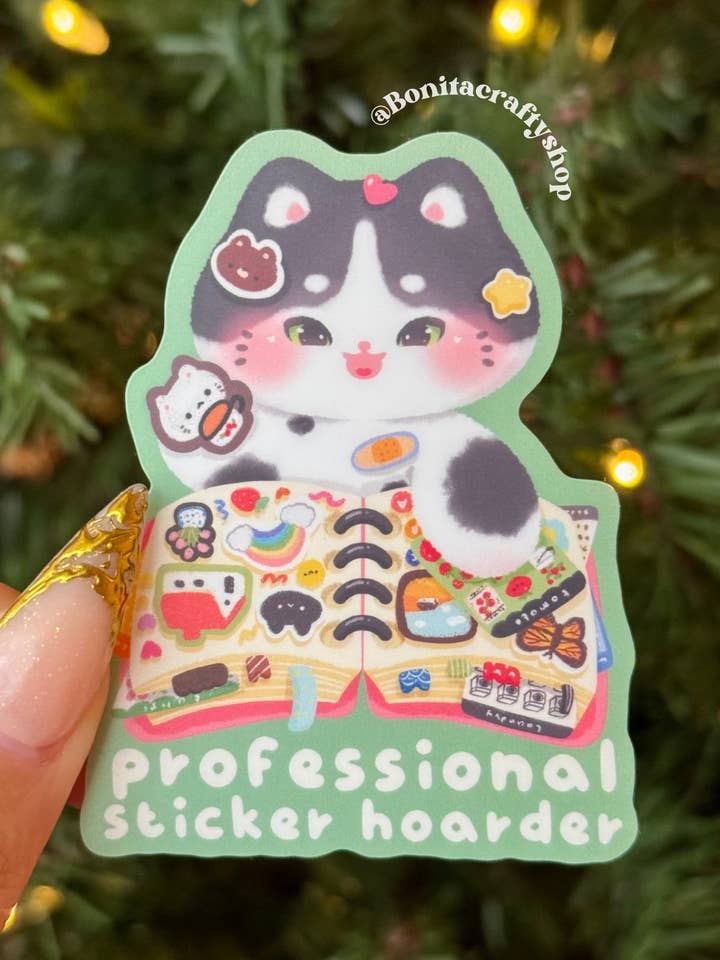 Professioneller Aufklebersammler wasserdichter matter Aufkleber für den Großhandel von Bonita Crafty Shop