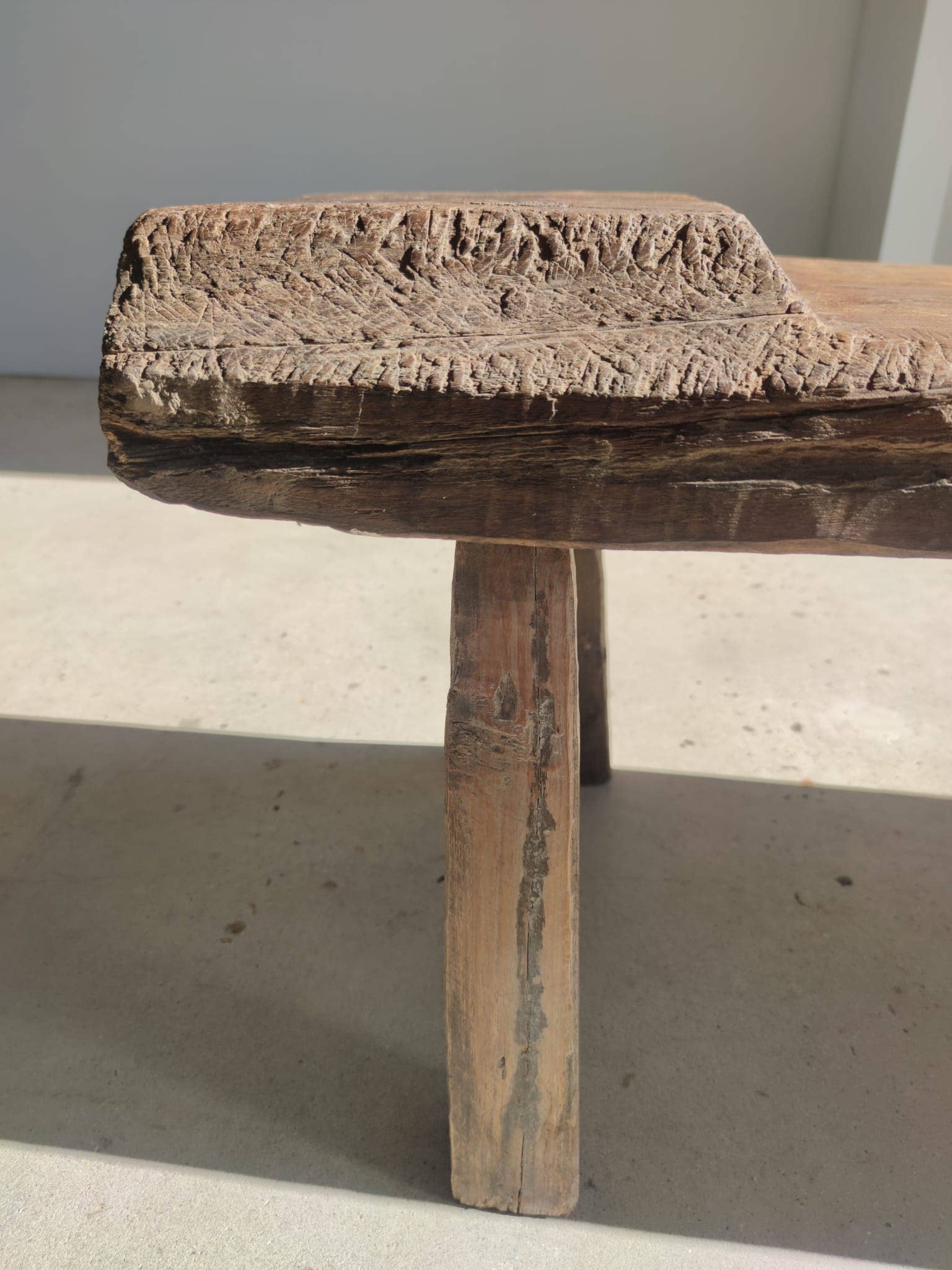 Office Objets - Wholesale Bench - Very large antique teak bench H:50cm L:2m0636