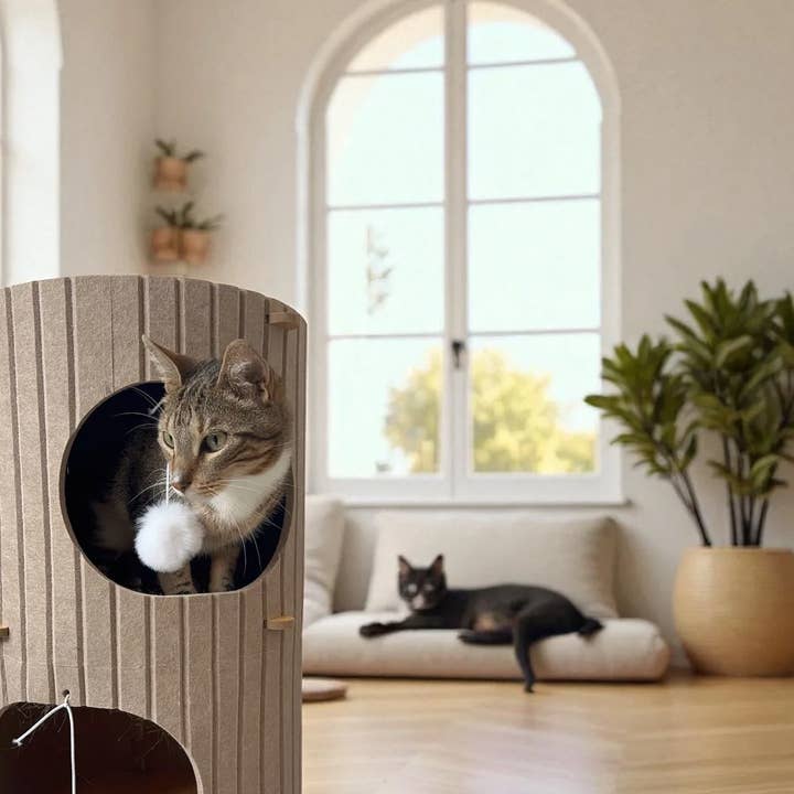 Althea Living - Wholesale Pet Bed - Cat - Mediterranean Felt House9