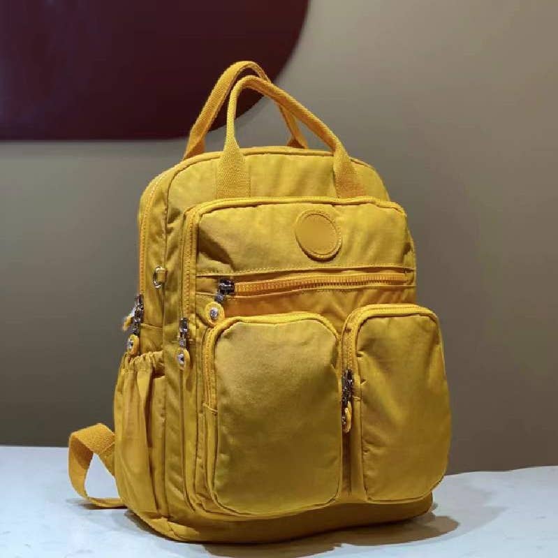 wandf – Mochila - Mulher por atacado – Mochila de Viagem em Nylon Leve com Múltiplos Bolsos e Alça de Ombro9