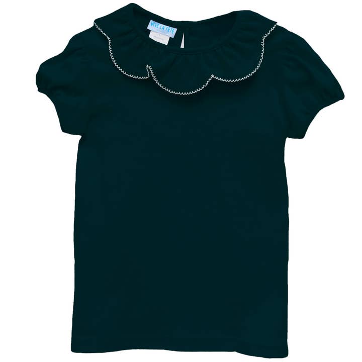 Vive La Fete - Wholesale T-Shirt - Kids - Knit Short Puffy Sleeve Girls Tee Shirt