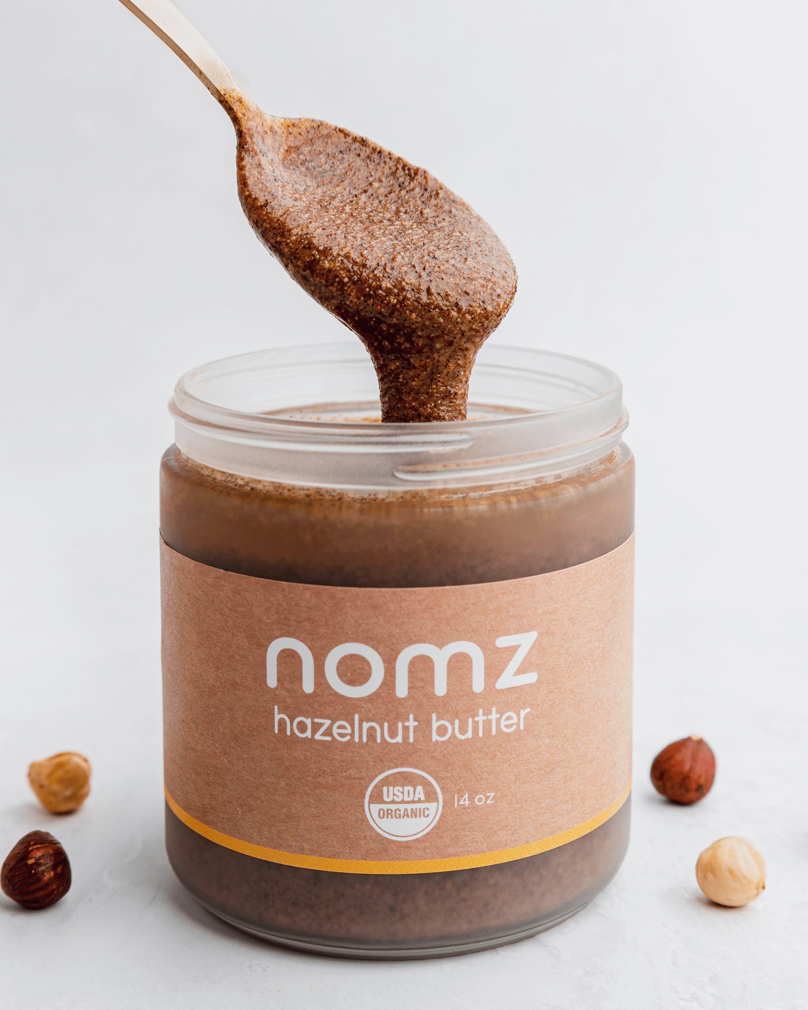 nomz - Wholesale Nut Butter - organic hazelnut nut butter1