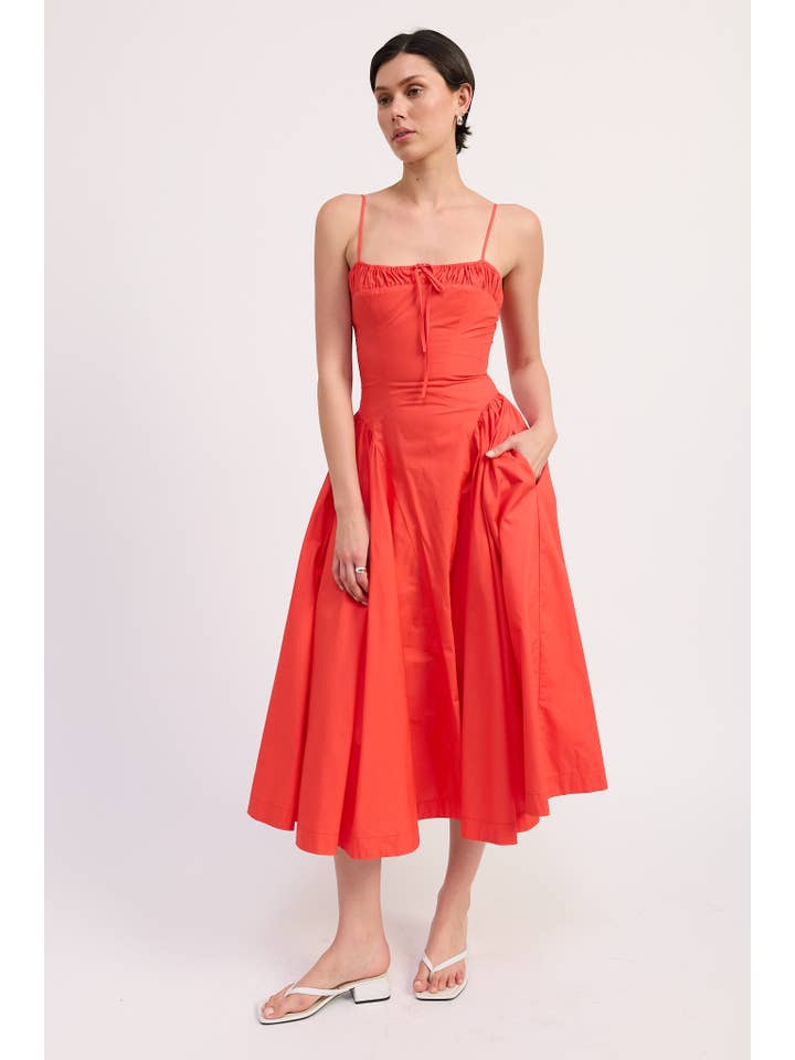 Emory Park - Wholesale Dress - Women's - CORSET BUSTIER MIDI A LINE DRESS13