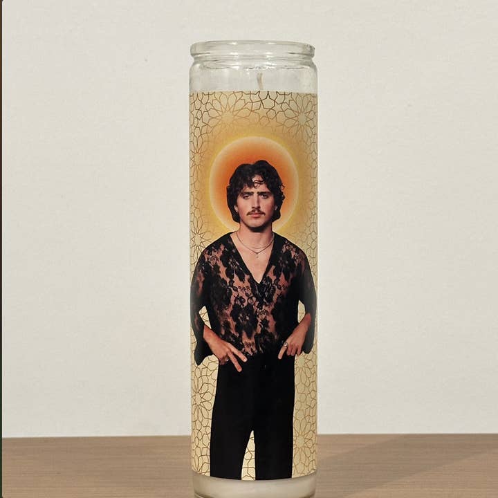 Benson Boone Prayer Candle for wholesale by Flaming Feminist