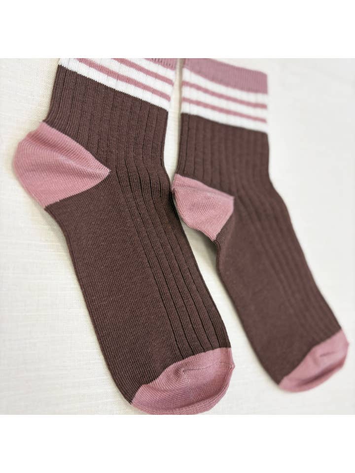 Solesmith - Wholesale Socks - Women's - Espresso Martini Girl Quarter Length Cotton Socks5