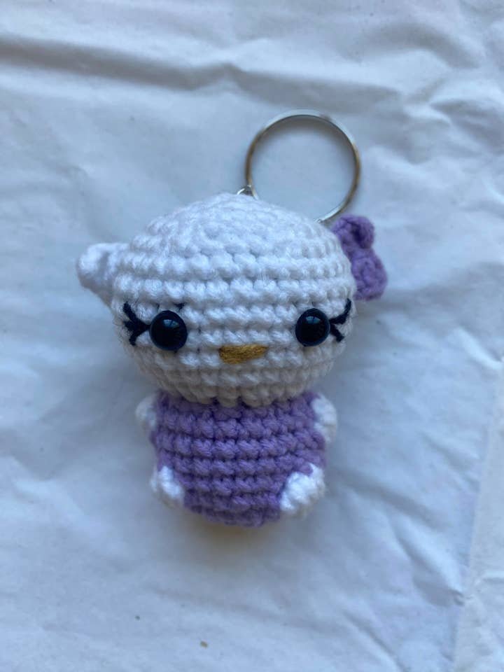 Light Purple Crochet Kitty for wholesale by Marie and Rose Crochet Toys