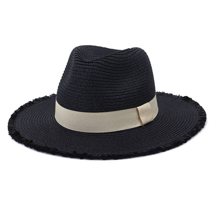 Suzie Q USA - Wholesale Straw Hat - Women's - New Outdoor Travel Shading Rough Jazz Straw Hat1