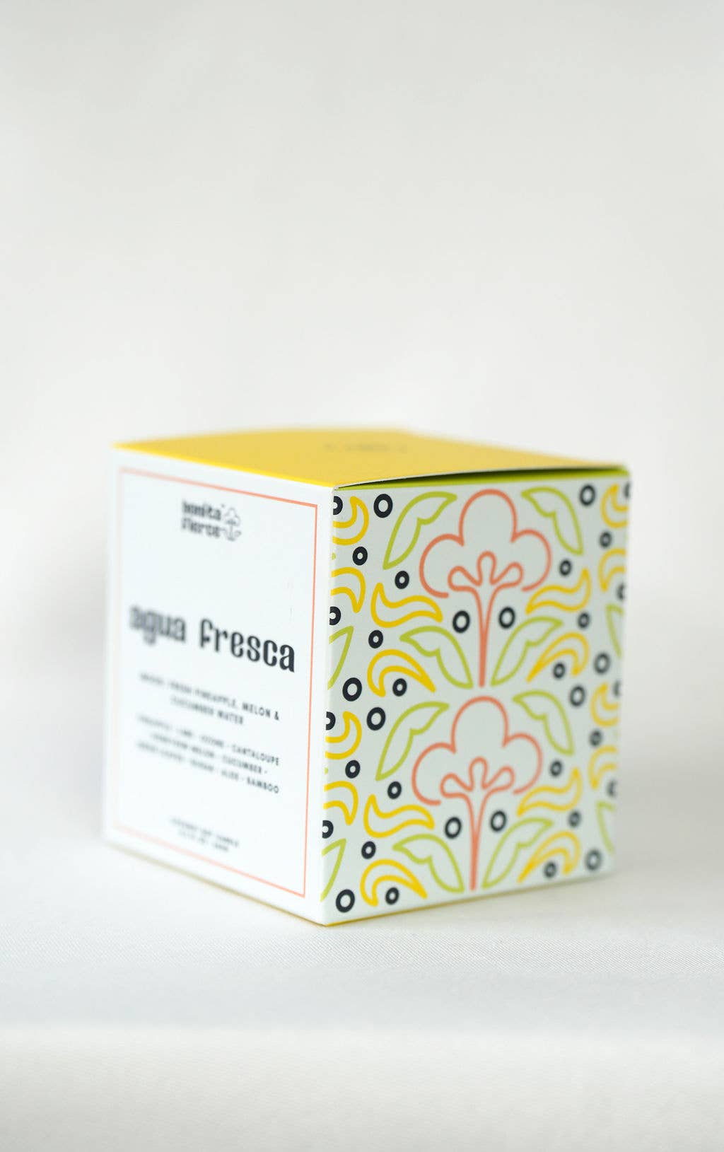 Bonita Fierce Candles - Vente Bougie en bocal - Bougie Agua Fresca | Bougie Ananas Melon & Eau de Concombre6