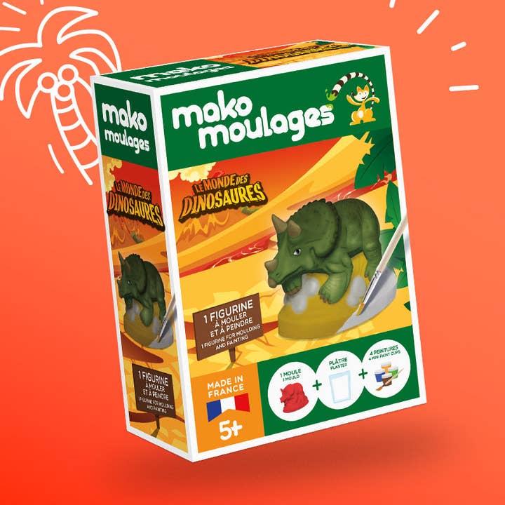 Mako Triceratops Gießform / Kreativset für den Großhandel von Mako Créations