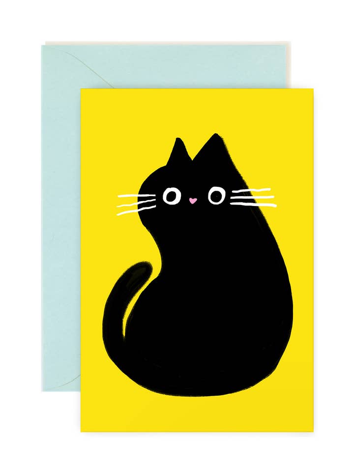 Sitting Pretty - Cat Mini Note for wholesale by Karen Schipper