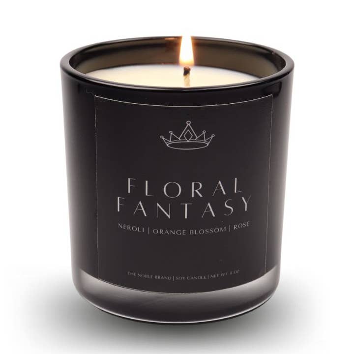 Floral Fantasy Soy Candle for wholesale by The Noble Brand