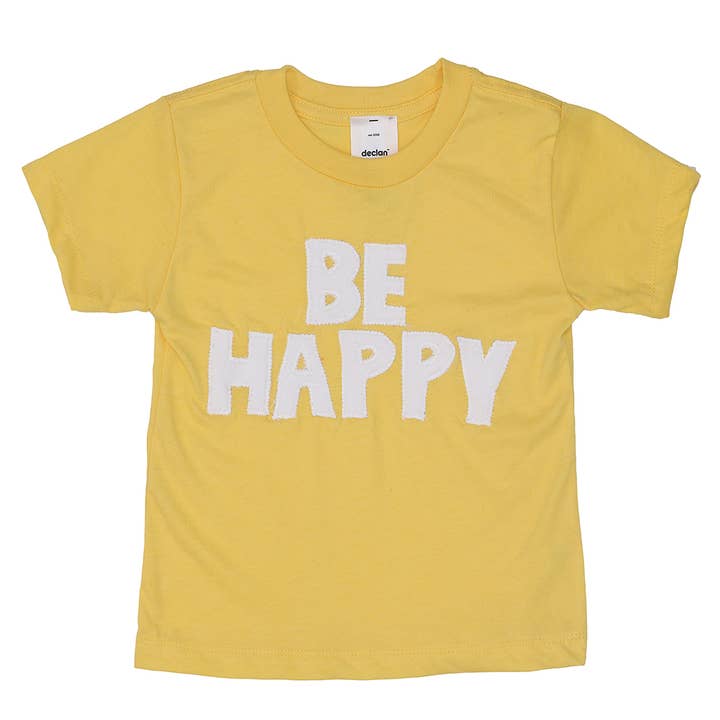 Kids Be Happy Short Sleeve Tee for wholesale by declan