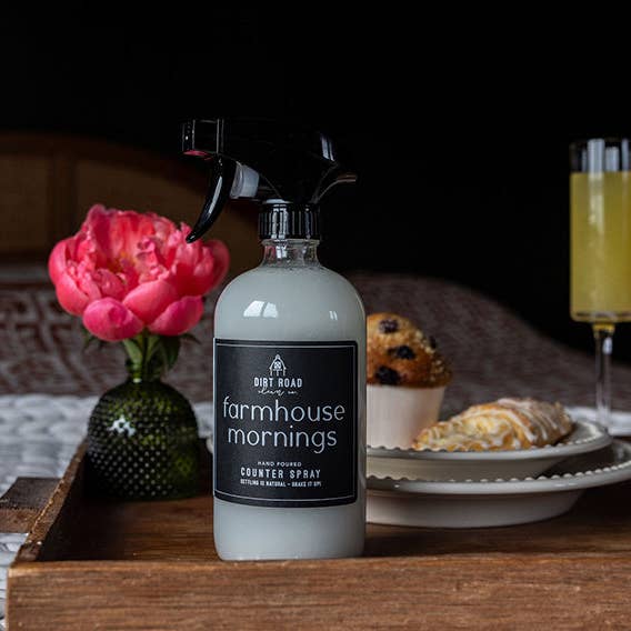 Farmhouse Mornings Counter Spray for wholesale by Dirt Road Candle Co