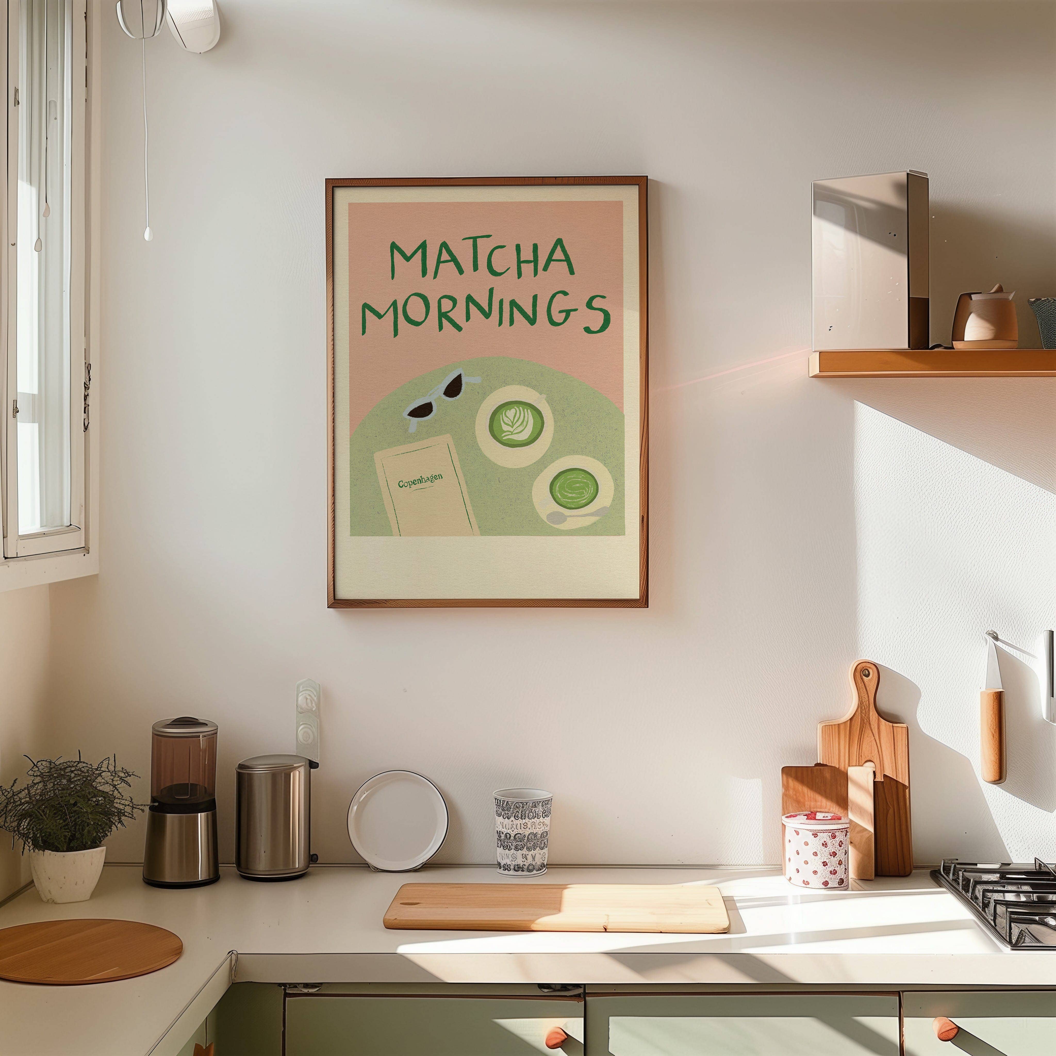 Proper Good - Wholesale Art Print - Matcha Mornings in Copenhagen Print1