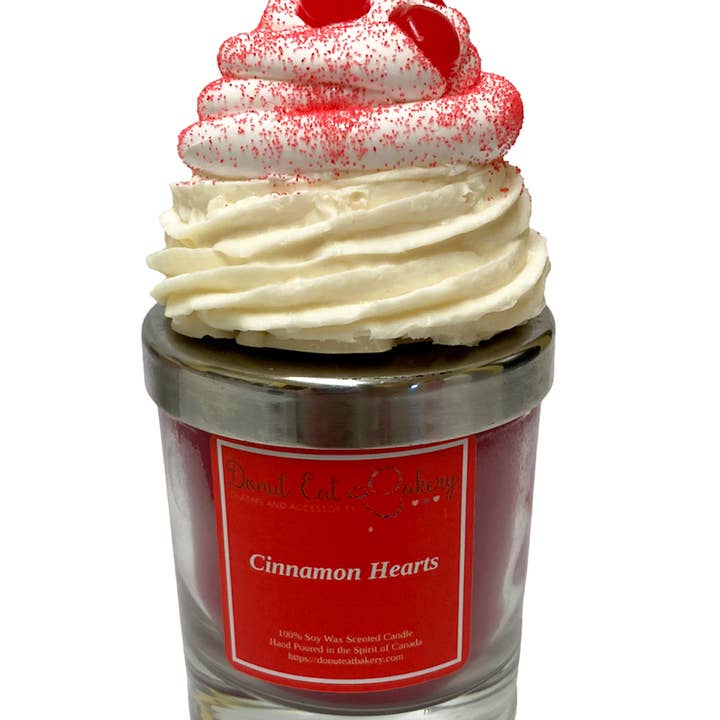 Donut Eat Bakery - Vendita all'ingrosso Candele regalo - Candela Cinnamon Hearts Cupcake