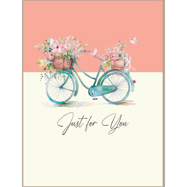 Watermelon Mini Card Just For You - Bike for wholesale by Rush Design Ltd