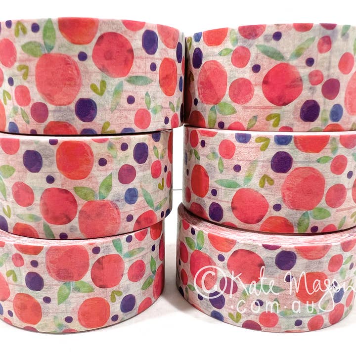 NASTRO ADESIVO WASHI Waterberry per la vendita all'ingrosso da parte di Kate Mason Artist